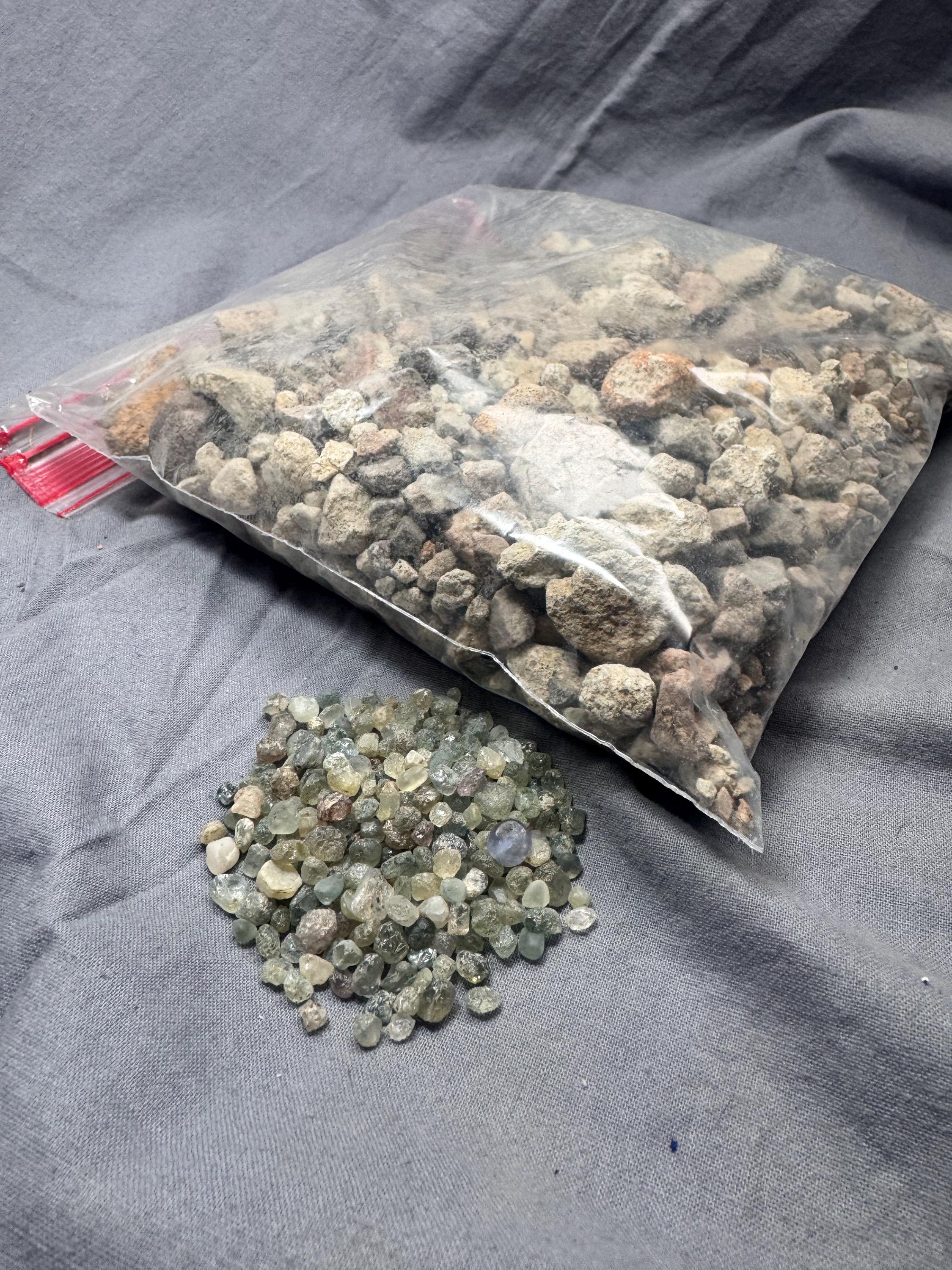 Montana Sapphire Gravel