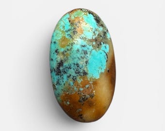 Cabochon: Kingman-turkoois