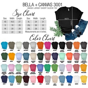 a women's t - shirt with different colors and sizes