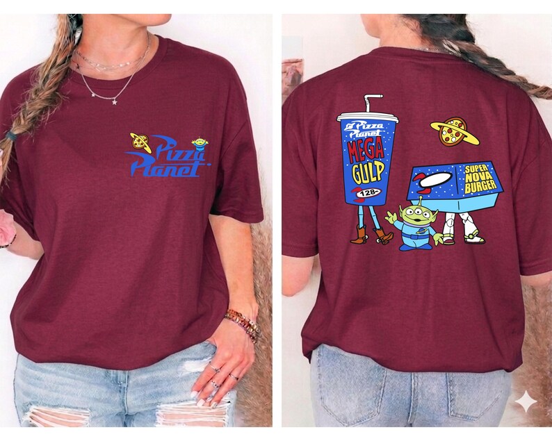 Disney Toy Story Alien, Toy Story Pizza Planet T-Shirt, Woody and Friends Shirt, Infinity And Beyond Shirt, Disneyland Vacation Sweatshirt