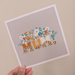 You Rock Mum - Pour elle | Carte de fête des mères | Carte de remerciement pour maman | Carte bravo