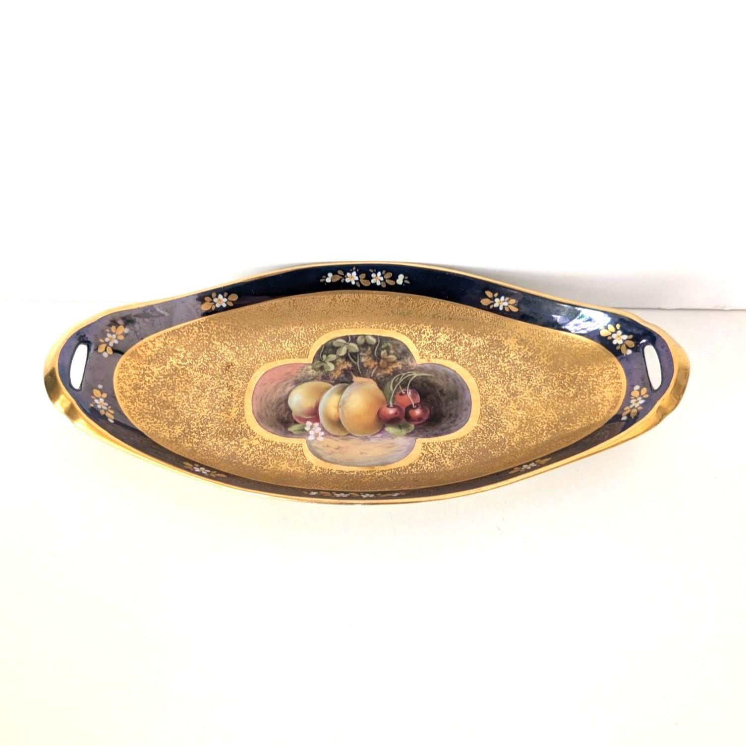 Vintage Pickard China Etched Gold - Etsy