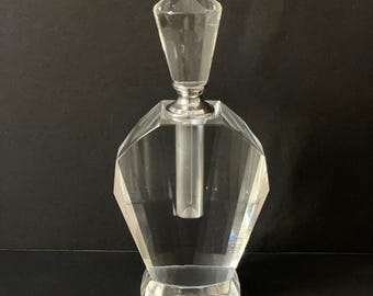 クリアクリスタル香水瓶（マッチしたストッパー付き）#25749 - Etsy 日本
