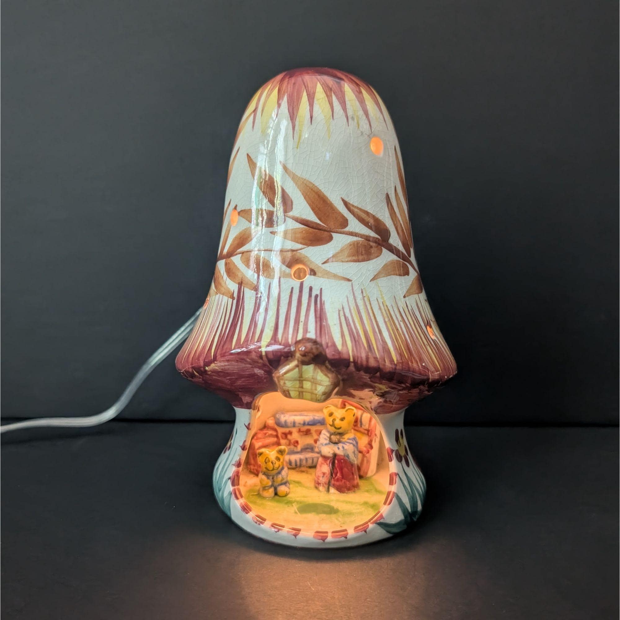 DEREK FOWLER STUDIO LIMITED 陶器のランプ Derek Fowler Studio Ltd retro Large mushroom, toadstool