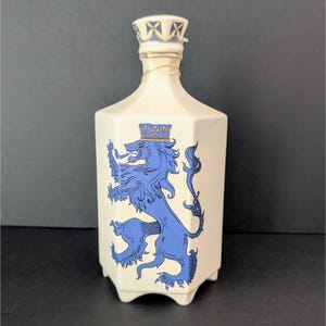 Édition Ltd King Of Scots Carafe En Porcelaine Pour Whisky Écossais Extra Old 17 Ans Rare
