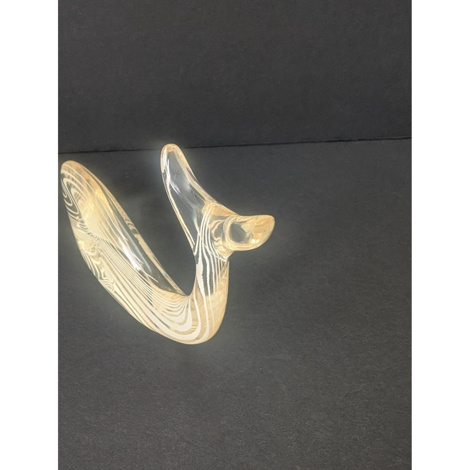 Vintage Abraham Palatnik Acrylic Lucite RARE White Whale