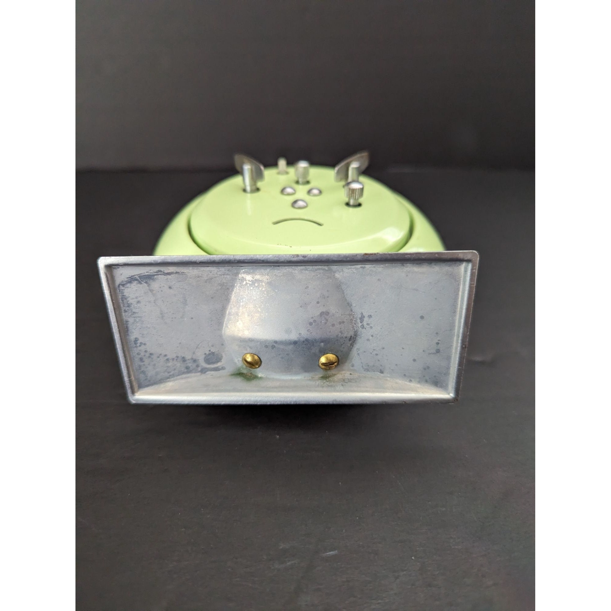 Vintage 1960s Diamond Pecking Hen Alarm Clock Fully Functional Mint