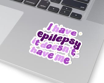 Motiverende sticker epilepsie: sticker Spoonie, cadeau onzichtbare ziekte