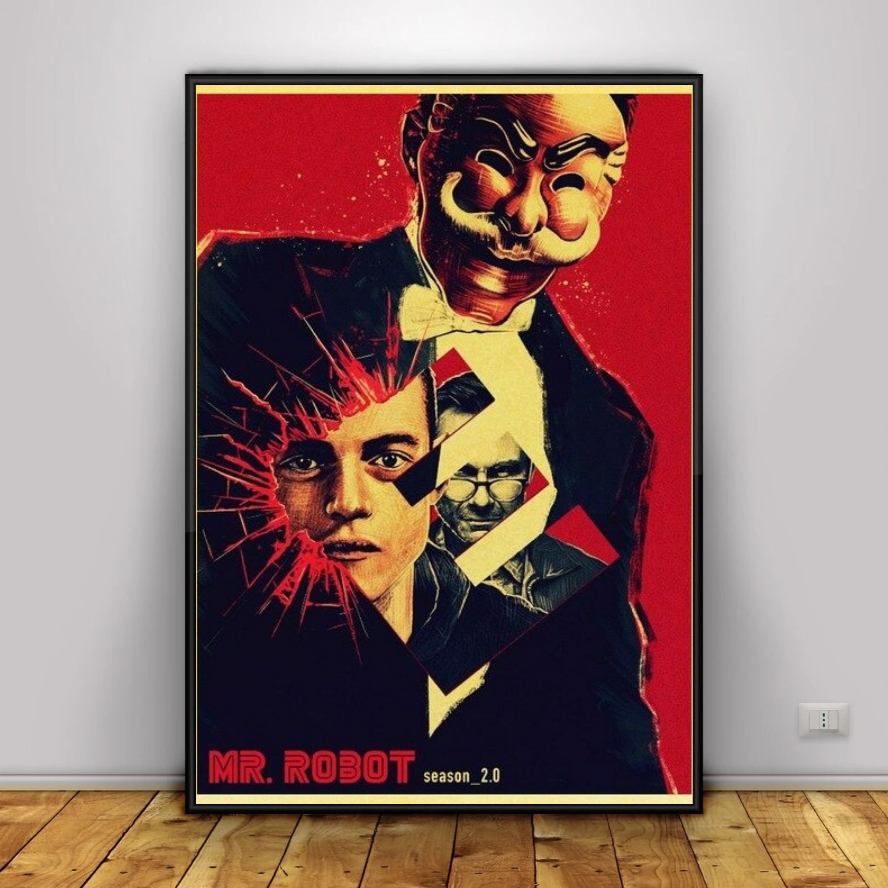 Quadro e poster Mr. Robot - Elenco - Quadrorama