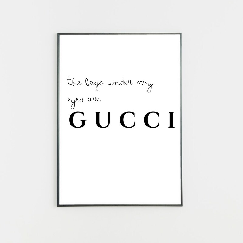 Gucci Wall Art - Etsy