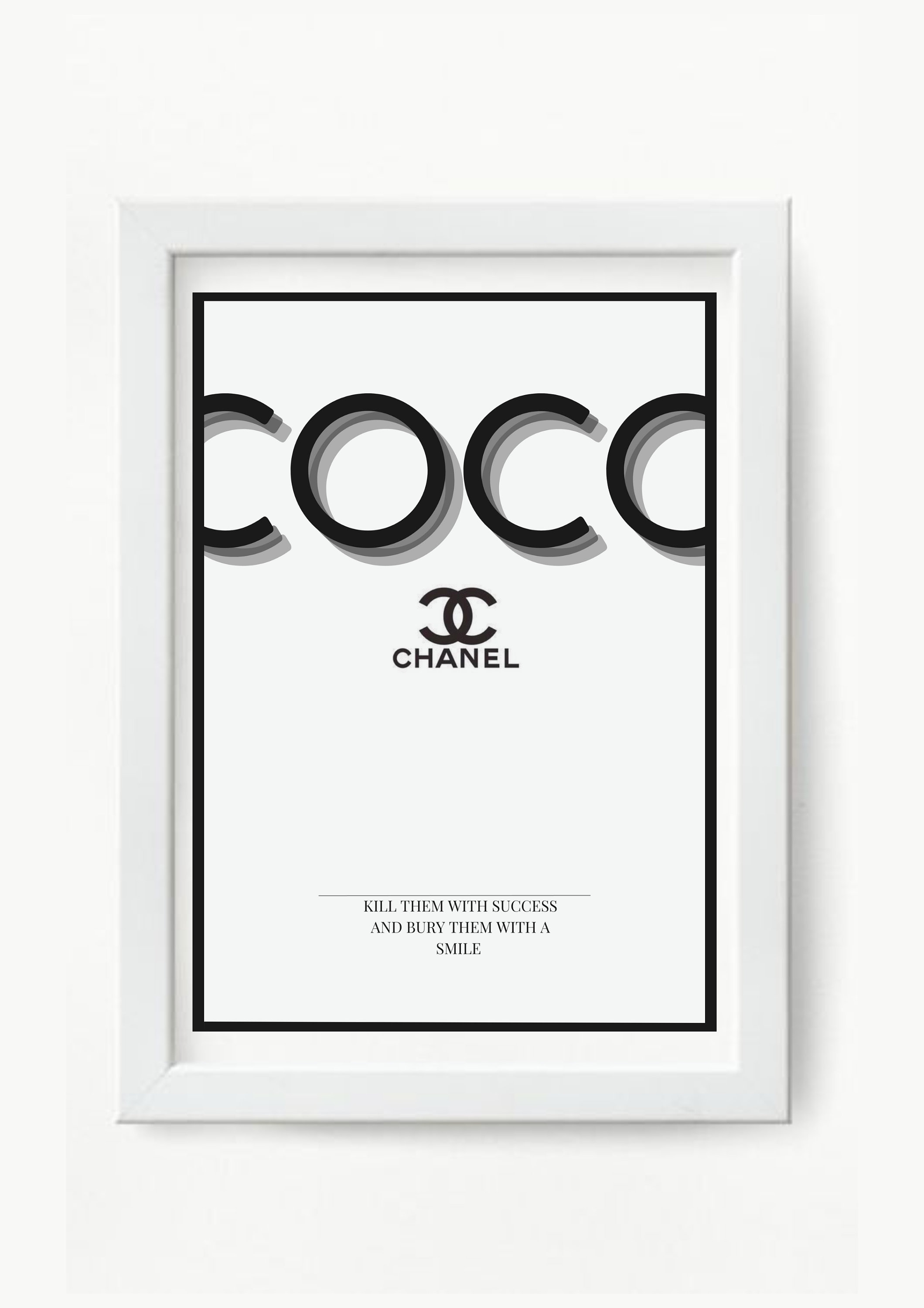 Coco Chanel logo, chanel wall art, coco chanel poster, fashion poster,  instant download, chanel art, chanel decor…