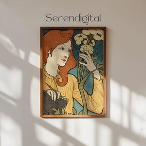 1900 French Art Nouveau Interior Design Print, Pl. 26