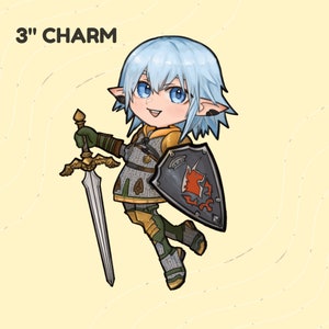 3&quot; Haurchefant Greystone Acrylic Charm