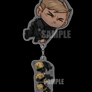 Graves & Shadows Acrylic Charm