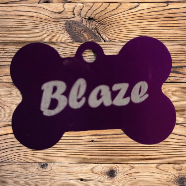 Custom Bone Pet Name Tags - Personalized Accessories for Pet Owners and Home Makers