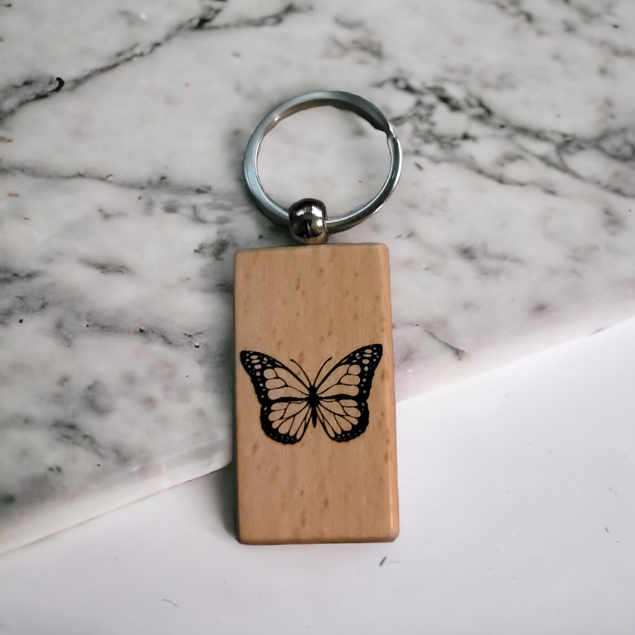 Custom Wood Keychain: Personalized Key Holder - Etsy