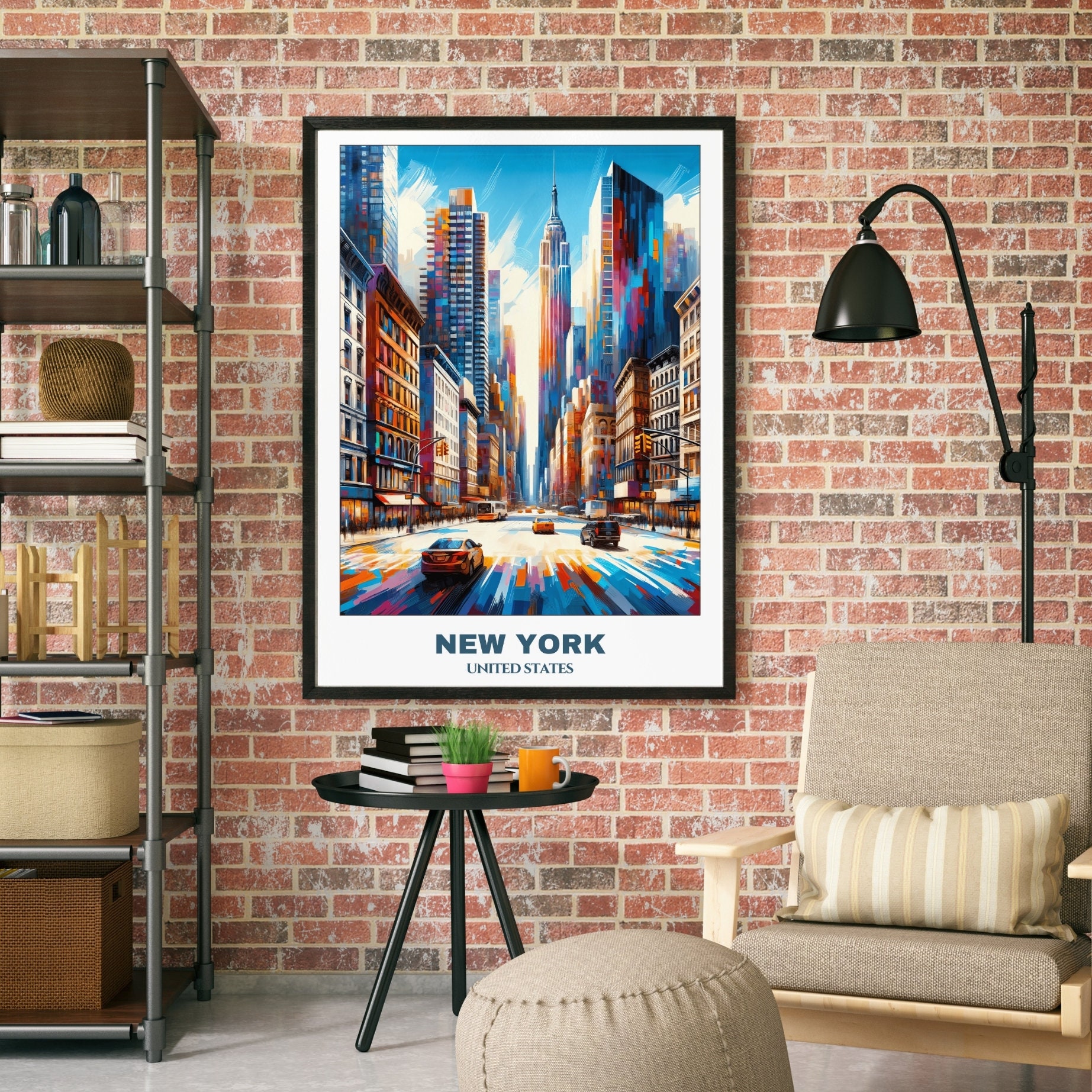 New York City Printable Poster - United States Travel Poster -new York ...