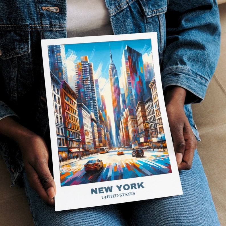 New York City Printable Poster United States Travel Poster new York
