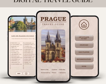 Prague Travel Guide: Mobile Planner, Czechia Trip (PDF)