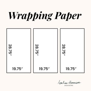 Gingham Wrapping Paper: Rustic Chic Gift Wrap (Set of 3) image 5
