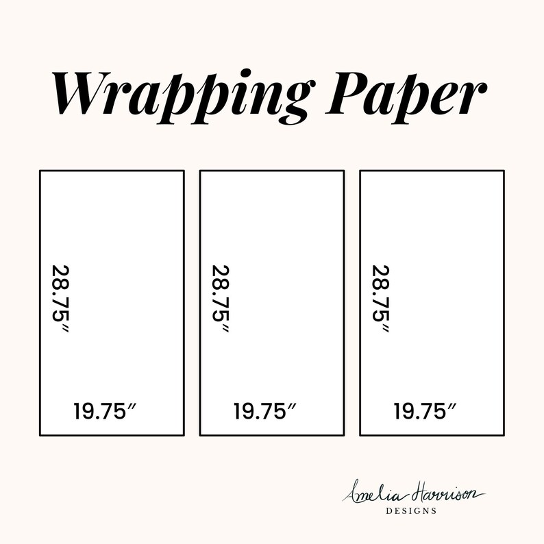 Gingham Wrapping Paper: Rustic Chic Gift Wrap (Set of 3) image 5