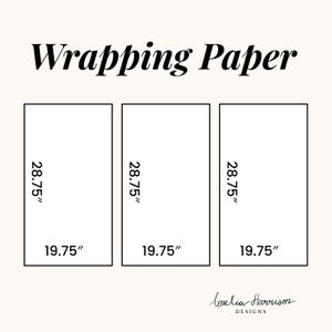Natural Gingham Wrapping Paper: Rustic Chic Gift Wrap image 5