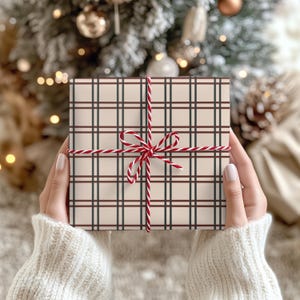 Gingham Wrapping Paper: Rustic Chic Gift Wrap (Set of 3) image 19