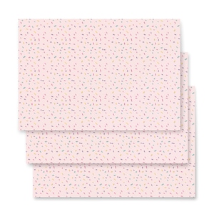 Premium Pink Sprinkle Birthday Party Wrapping Paper Sheets | Festive Celebration Gift Wrap for Birthdays | Vibrant & Fun Design