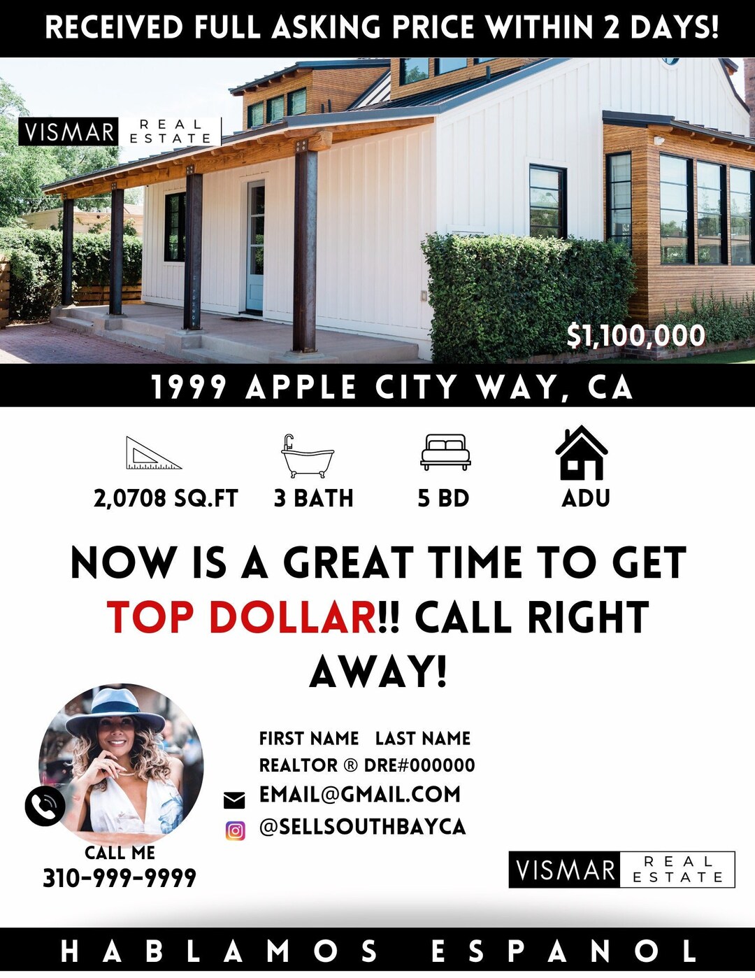 Real Estate Door Knocking Flyer Eyecatching Flyer for Realtors