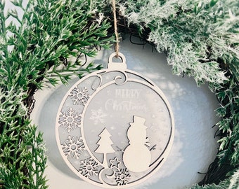 Snowman Christmas Ornament