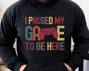 Sudadera con capucha de videojuegos para hijo, sudadera gamer para papá, sudadera gamer para esposo, sudadera gamer para hija, sudadera de cuello redondo de videojuegos