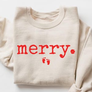 Christmas Pregnancy Sweatshirt, Christmas Couples Sweater, Pregnancy Reveal Sweater, Matching Pregnancy Announcement, Pregnant Holiday