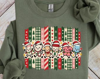 Nurse Christmas Sweatshirt, Holiday Nurse Sweater, Xmas RN Crewneck Gift