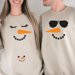 Christmas Pregnancy Sweatshirt,  Christmas Couples Sweater, Pregnancy Reveal Sweater, Matching Pregnancy Announcement Crewneck