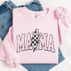 Pregnancy Announcement Retro Mama Sweatshirt, Funny Baby Announcement Sweatshirt, Maternity Sweater, Pregnant Mom To Be Sweater Baby Reveal
