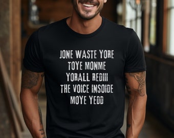 Funny Blink Lyrics Shirt Gift For Punk Rock Music Lover, Jone Waste Yore Grunge Crewneck TShirt For Punk Rocker, Emo I Miss You Song Meme