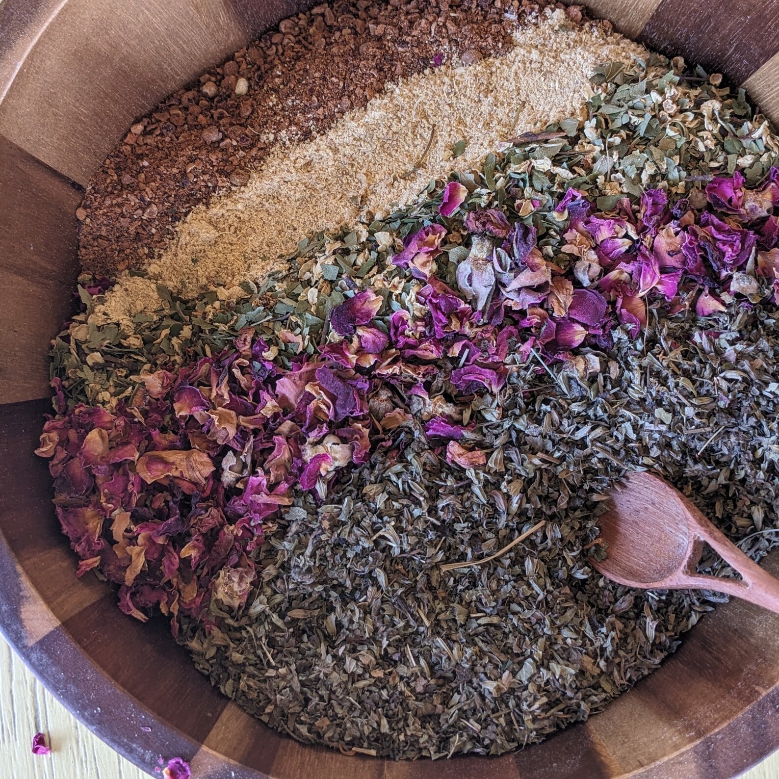 Picture of Emotional Healing Herbal Tea: Hawthorn, Rose & Ginger Loose Leaf Blend ...