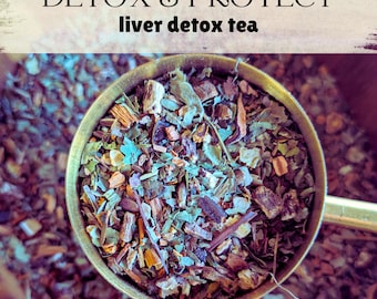 Loose Leaf Detox Tea Milk Thistle Burdock Root Dandelion Herbal Tea