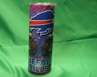 buffalo bills themed 20 oz tumbler  #1