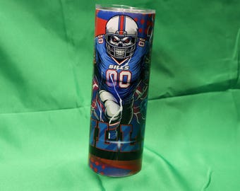 buffalo bills themed tumbler 20 oz #4