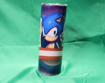 sonic the hedgehog tumbler 20 oz #1