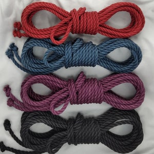 10m/33FT Japanese Cotton Rope Restraint Shibari Tie Up Body Harness Ropes  BDSM