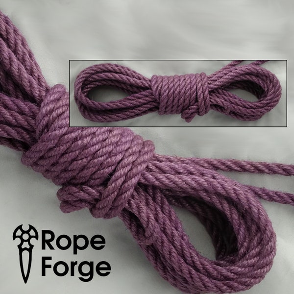 Purple Shibari Rope Bondage Rope BDSM Rope Sex Rope Natural Jute