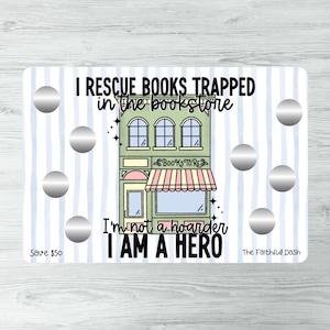 I RESCUE BOOKS | Scratch Off Savings Challenge | Save 50 | Laminated | A5 Size