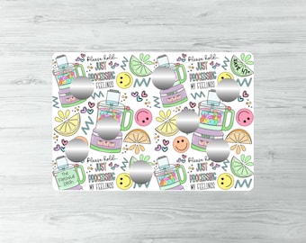 PROCESSING MY FEELINGS | Scratch Off Savings Challenge | Save 47+ | Laminated | A5 Size