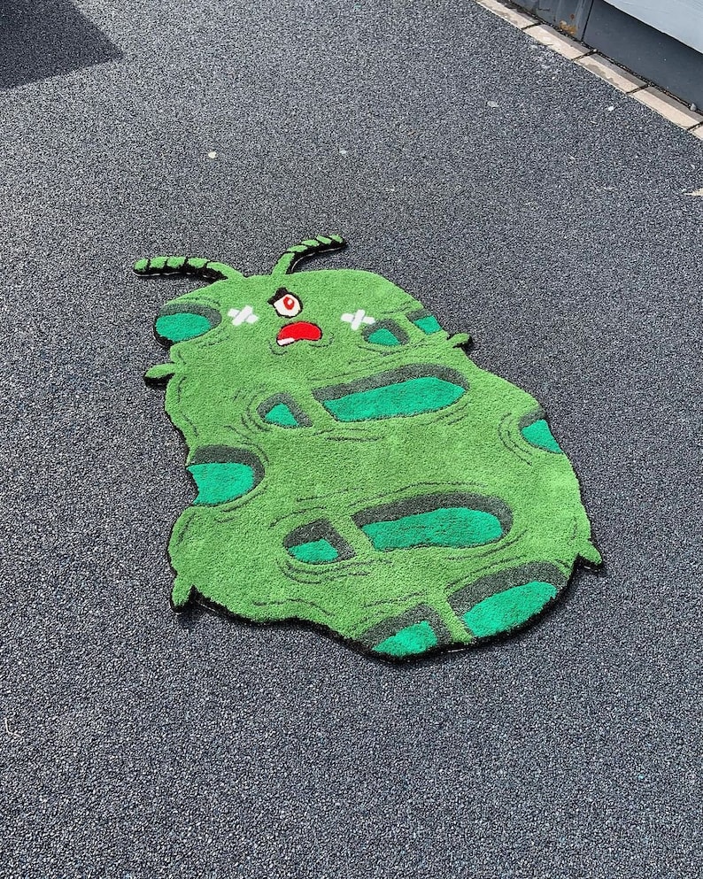 The Plankton Rug / Tufted Rug / Cartoon Rug - Etsy