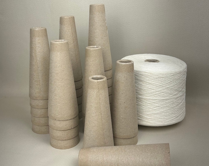 Multipurpose Craft Cones Set of 10 Cardboard Cones for Yarn, Papiermache, and Christmas