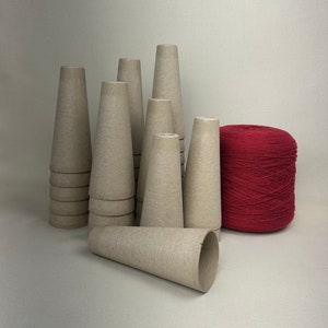 Cardboard Yarn Cones, Big Size Old Stock Yarn Cones, Craft Cones, Thread  Cones for Tufting Decorations Decoupage SIZE 2 -  UK