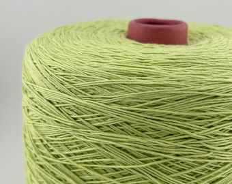 Lettuce Leaves Combed Cotton Yarn Cone: Fine Weight, 459 yds