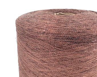Italian Lurex Metallic Yarn: Walnut Glitter Thread, 3827 yds